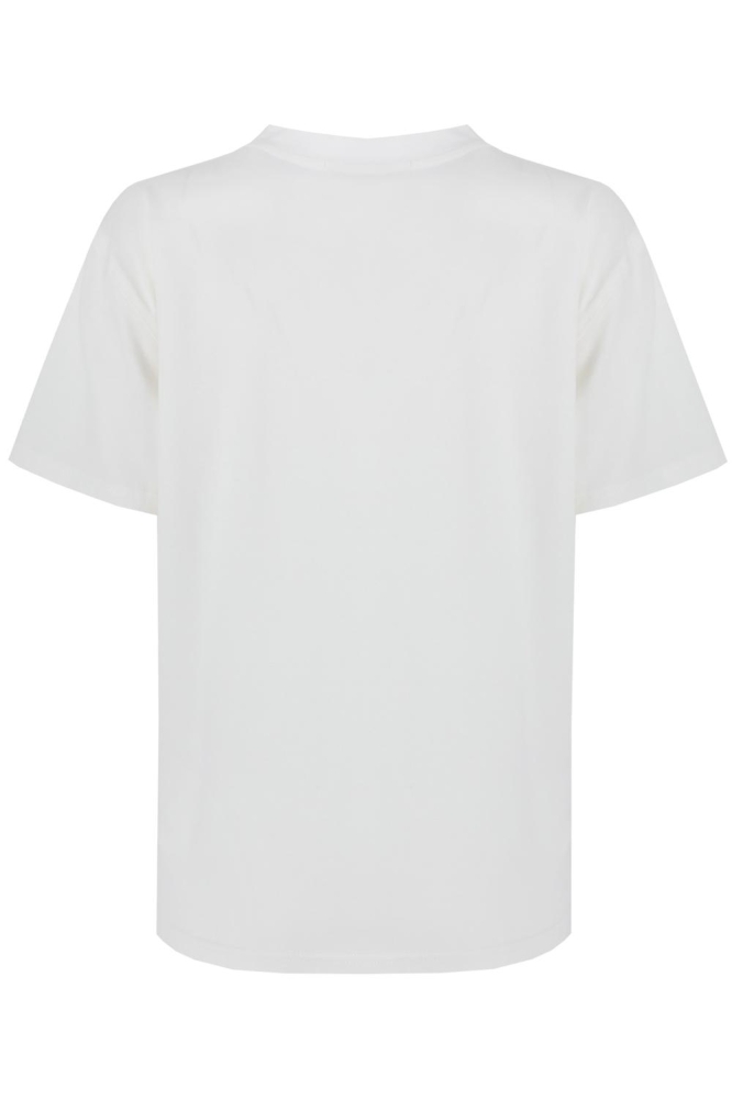 SORAYA T SHIRT 25ZFFF04 011231 OFFWHITE/FLOWER PEACH
